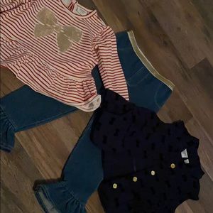 Crown & Ivy Baby Pant & Vest Outfit